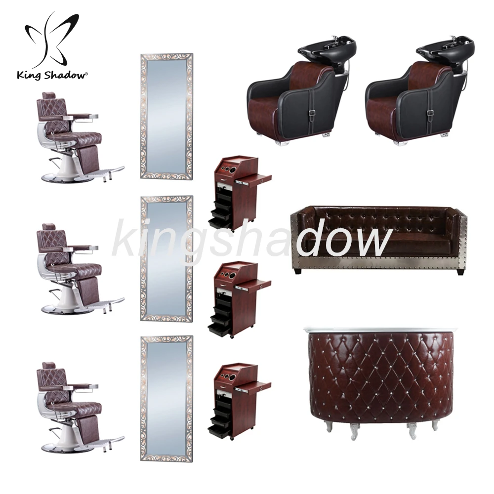 China supplies barber chairs beauty hair salon furniture set