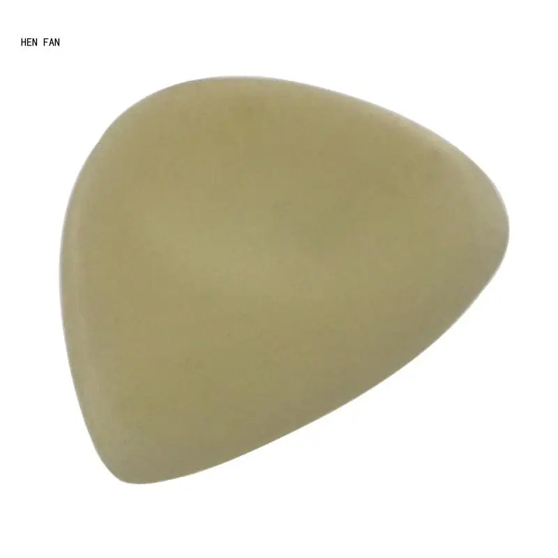 1 Piece Natural Guitar Plectrums Ox Bone Electric Guitar Picks Guitar Bass Ukulele Finger Picks Smooth Surfaces Picks M89D