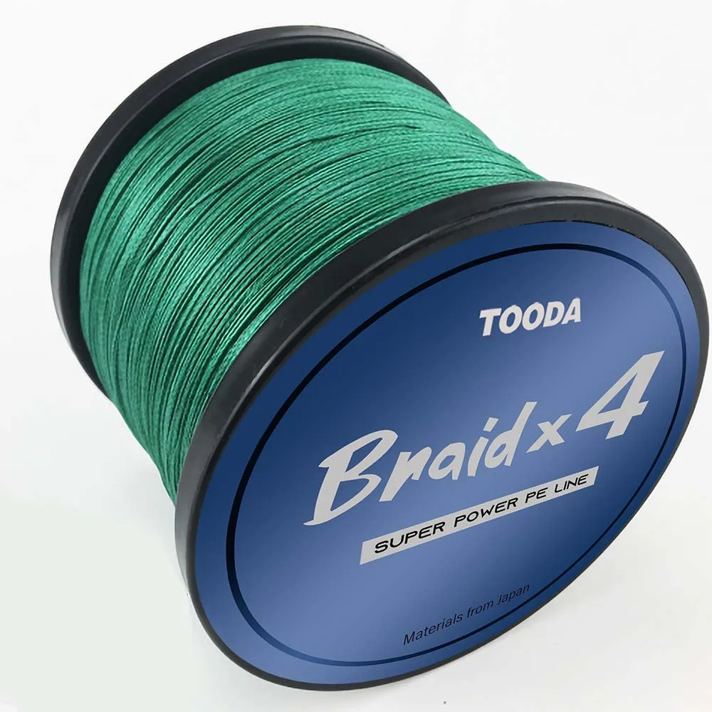 

4 Braided Fishing Line Abrasion Fade Cast Longer Thinner Smooth 8LB-150LB Saltwater1094Yds