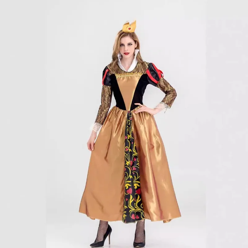 أزياء الهالوين للعب الخيالية، أزياء الملكة التأثيرية، فستان المحكمة العتيق، أزياء الملكة السمية للهالوين