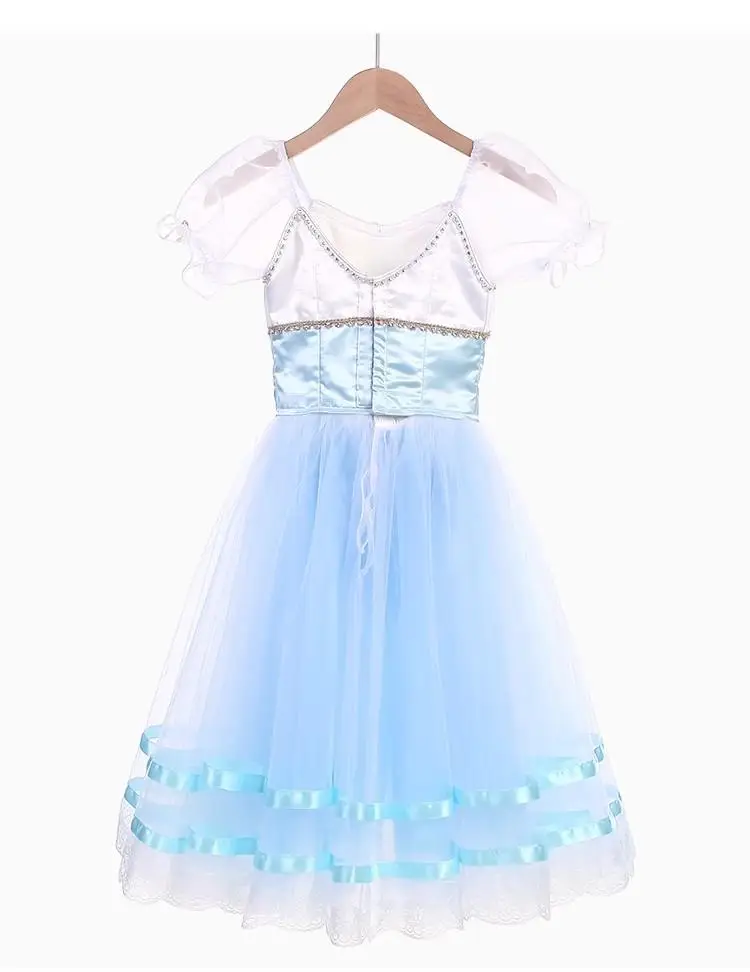 Giselle Professional Ballet Tutu Skirt Tulle Dancing Dress Romantic Ballet Costume Stage Dance Wear Girls Women Child Adult