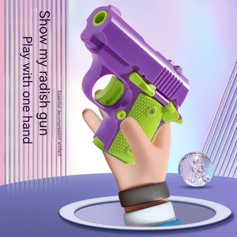 MINI M1911 3D Toy Gun Model Cannot Shoot  Colt Fidget Depression Toy Adults Toy Pistol Luminous Boys Birthday Funny Gifts