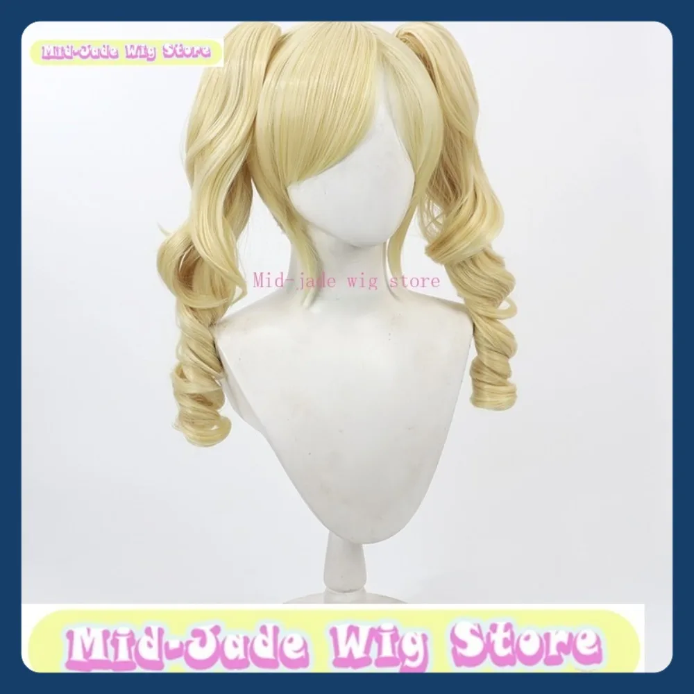 منتصف اليشم شعر مستعار الهوية الخامس كتم فتاة ستيلا Eggy حفلة Collab شعر مستعار تأثيري أنيمي لعبة لعب الأدوار الشعر الاصطناعية حفلة الهالوين #3