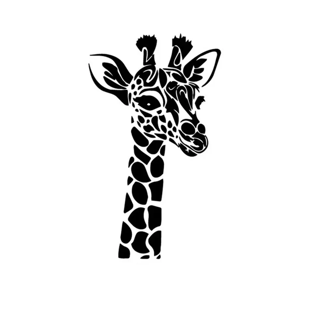 

Giraffe Animal Vinyl Decal, Wildlife Pattern Car Sticker for SUV Jeep Motorcycle, Waterproof Auto Exterior Decor