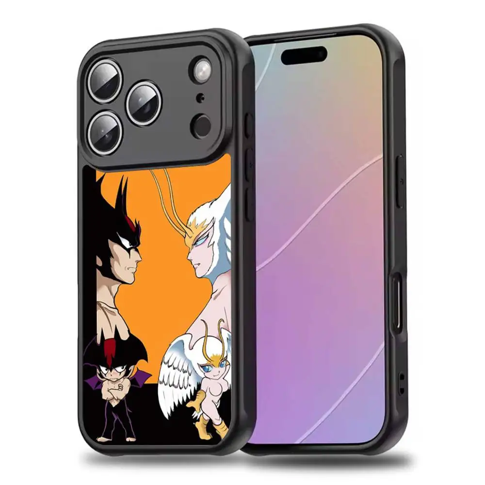 DEVILMAN C-Crybaby Funda de teléfono para iPhone 17,16,15,14,13,12,11,Pro,Max,Plus,Mini,SE4,E Carga inalámbrica magnética Magsafe