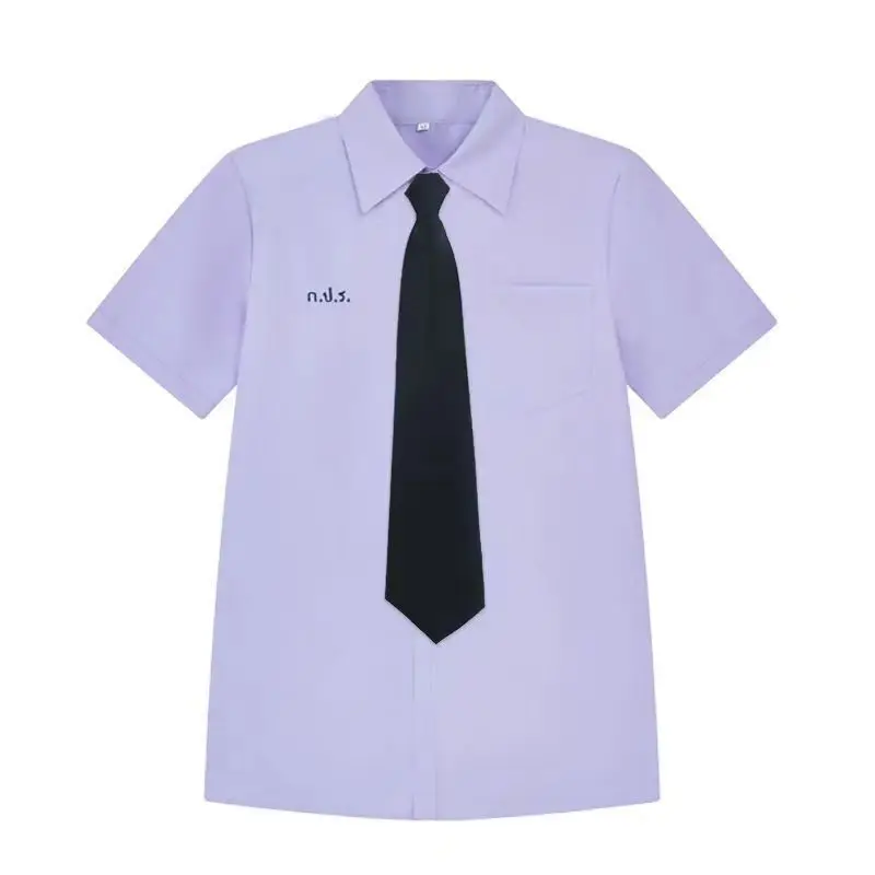 Thai Campus Style Shirt Set College JK Uniform Junior High School Dress Suit School Uniform Graduation Set Performance Costume