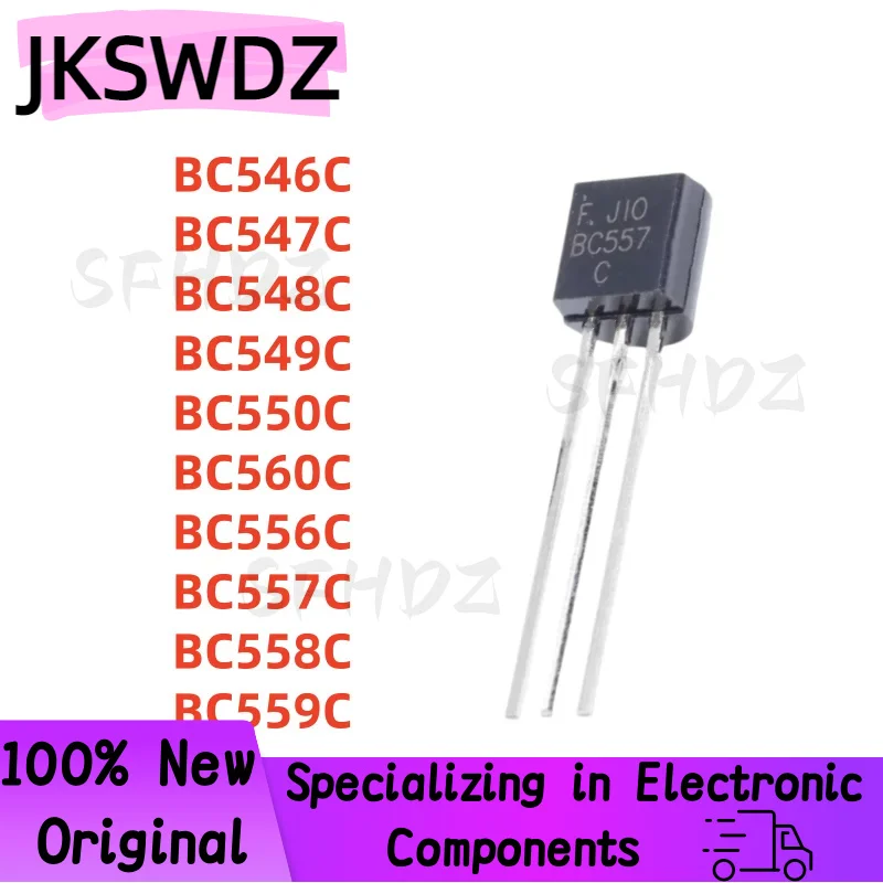 

100Pcs 100% NEW high-quality BC546C BC547C BC548C BC549C BC550C BC560C BC556C BC557C BC558C BC559C TO-92 In Stock