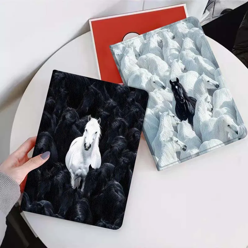 

Cartoon Creative Horse Art Gift For Xiaomi Mi Pad Mini 4 5 6 7 SE Pro Plus Redmi Pad 2 SE 2025 8.8 11 Foldable Tablet Case