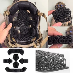 3D printing polymer honeycomb Helmet Lining With High Cushioning /Pressure Reducing Pad Breathable Hgh Elasticity Easy To Clean
