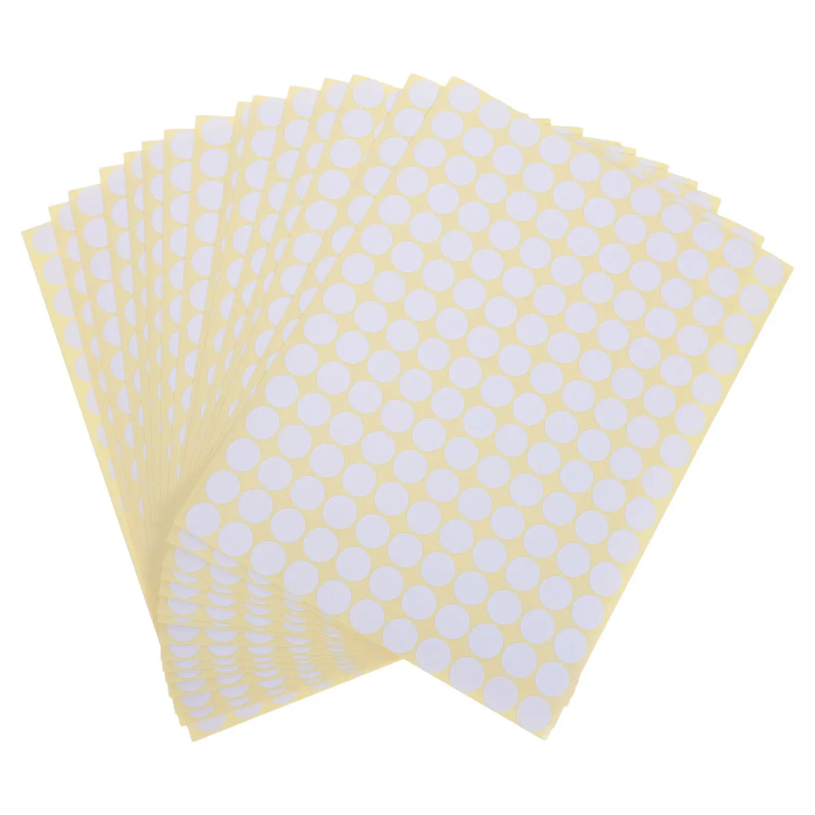 7425Pcs Mini Round Blank Sticker Labels Adhesive Circle Dot Stickers Self Adhesive Coding Labels for Essential Oil Bottles Glass