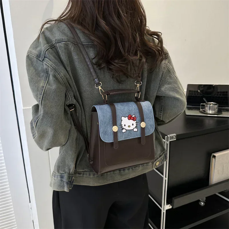 

Sanrio hello kitty Design Shoulder Bag Autumn New Backpack Women's Handbag Casual Travel Schoolbag