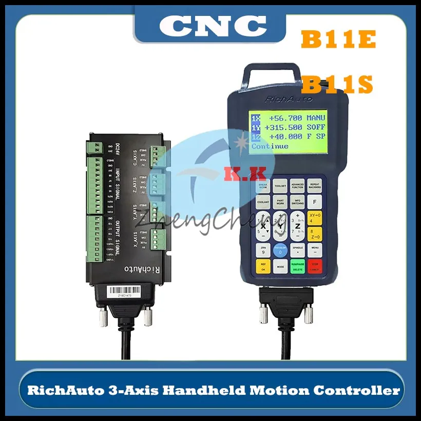 Новый richaito DSP b11 CNC контроллер b11S b11E 3-осевой ручной контроллер движения для гравировки и резки