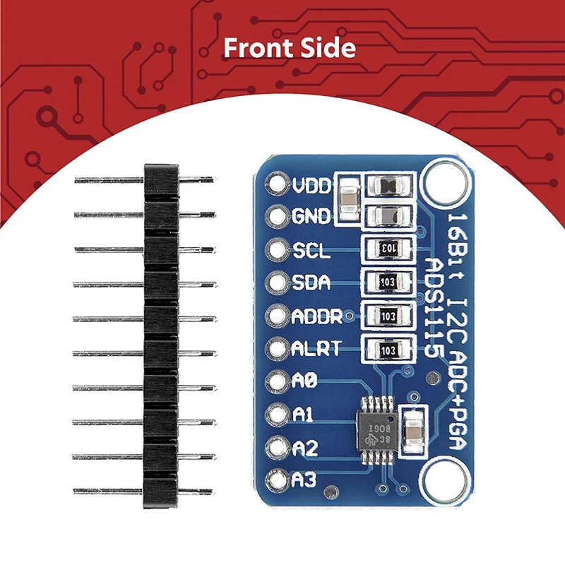 3 X ADS1115 ADC Module 16Bit 4 Channels For Arduino And For Raspberry Pi