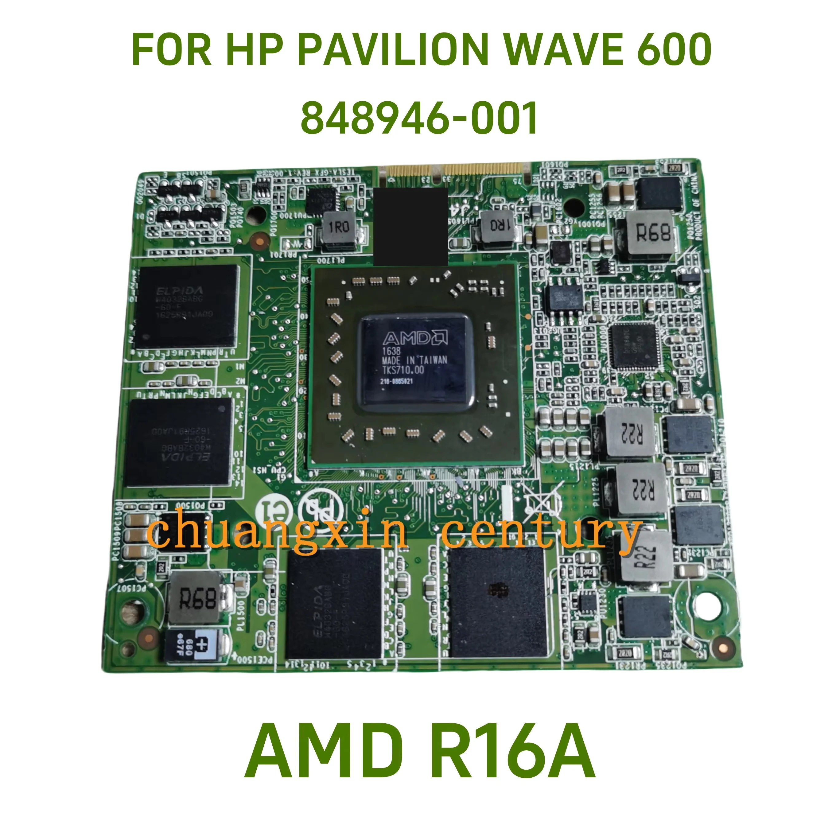 

HP PAVILION Computer Graphics & Video Card AMD R16A 848946-001&10035PN00-600-G HPI PCA Lyon-GPU AMD R16A 100% fully tested