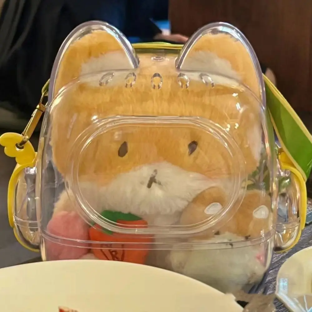 

Милая водонепроницаемая сумка-витрина с прозрачными окнами, многофункциональная сумка-итабэг через плечо, креативная прозрачная сумка-итабэг для студентов