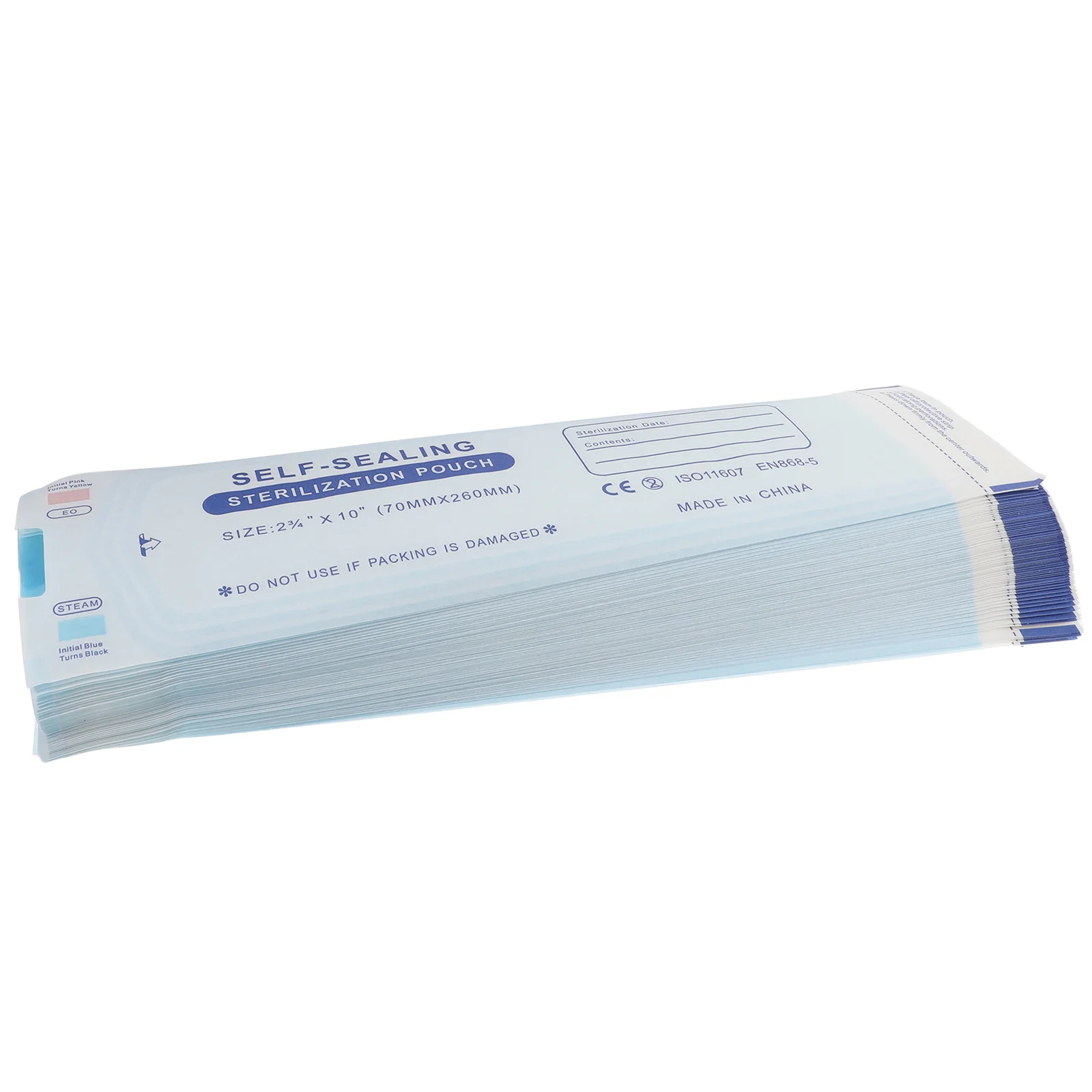 

200pcs Sterile Medical Packaging Bags Self Sealing Disposable 57mmx130mm Sterilizer Salon Tools Manicure Beauty Supply