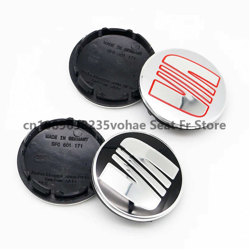 4 Stuks Auto Wielnaaf Caps Centrum Wieldoppen 5f0601171 56Mm Wielnaaf Cap Cover Voor Seat Leon Cupra R Leon St Cupra Leon Fr Styling