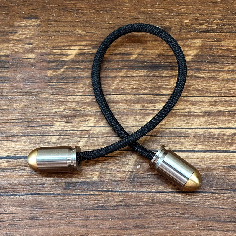 Outdoor Portable EDC Titanium Alloy Brass Bullet Head Begleri Creative Finger Toy Tool