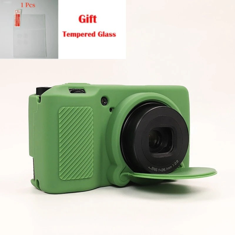 Silicone Case For Ricoh GR3X GR3 protective case camera bag soft anti-drop + free tempered film