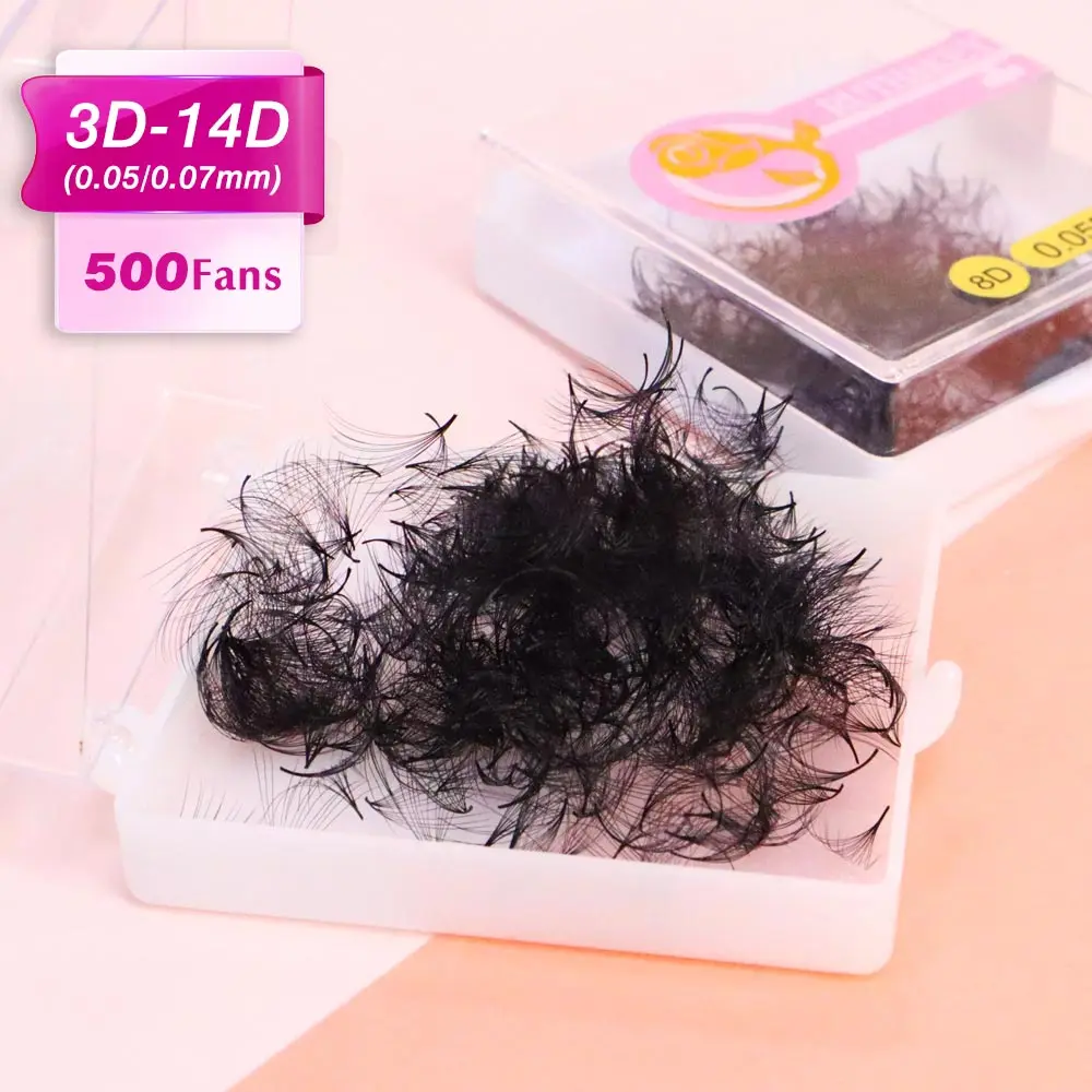 

Individual Lashs Bulk Wholesale Cluster Eyelash Premade Volume Fans False Mink Natural Look Lashes Extension For Professionals