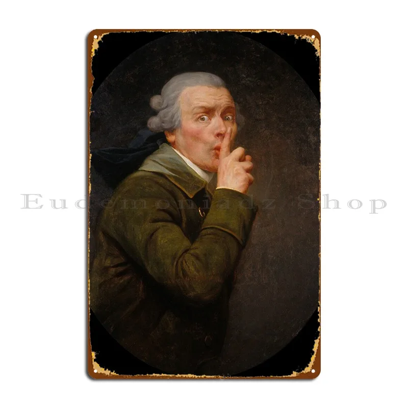 Joseph Ducreux Le Discret Metal Signs Garage Club Wall Cave Design Pub Personalized Tin Sign Poster