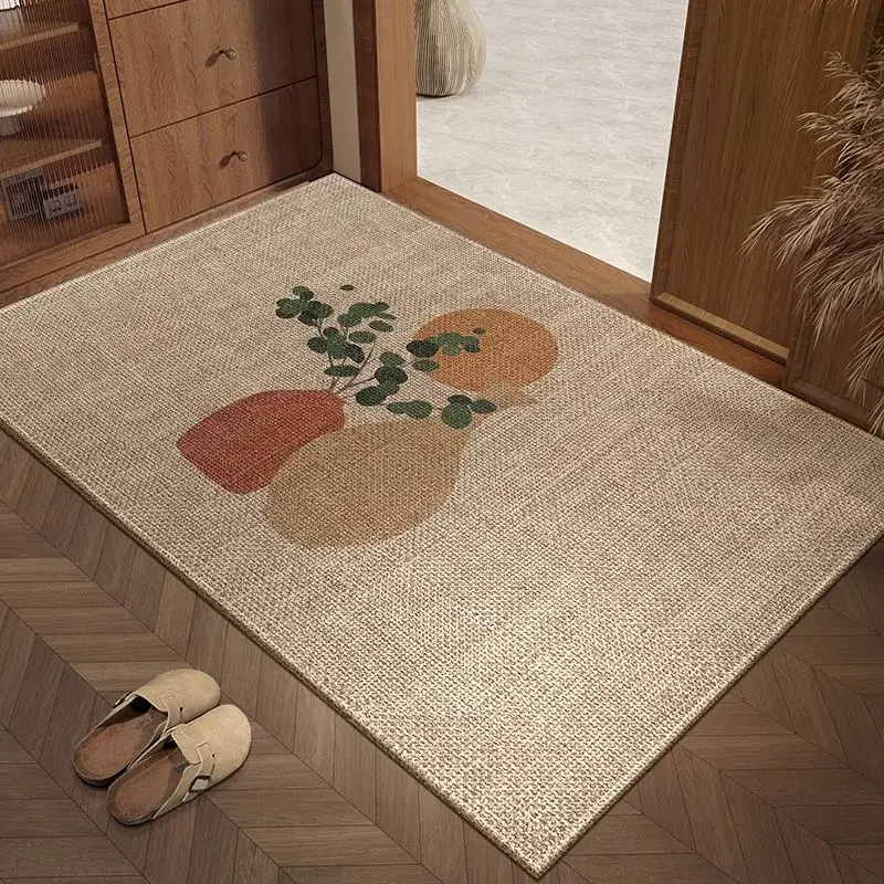 Japanese Door Mat Home Door Dirt Resistant Foot Mat Outside Entrance Corridor Non-slip Carpet Diatom Mud Material Rugs