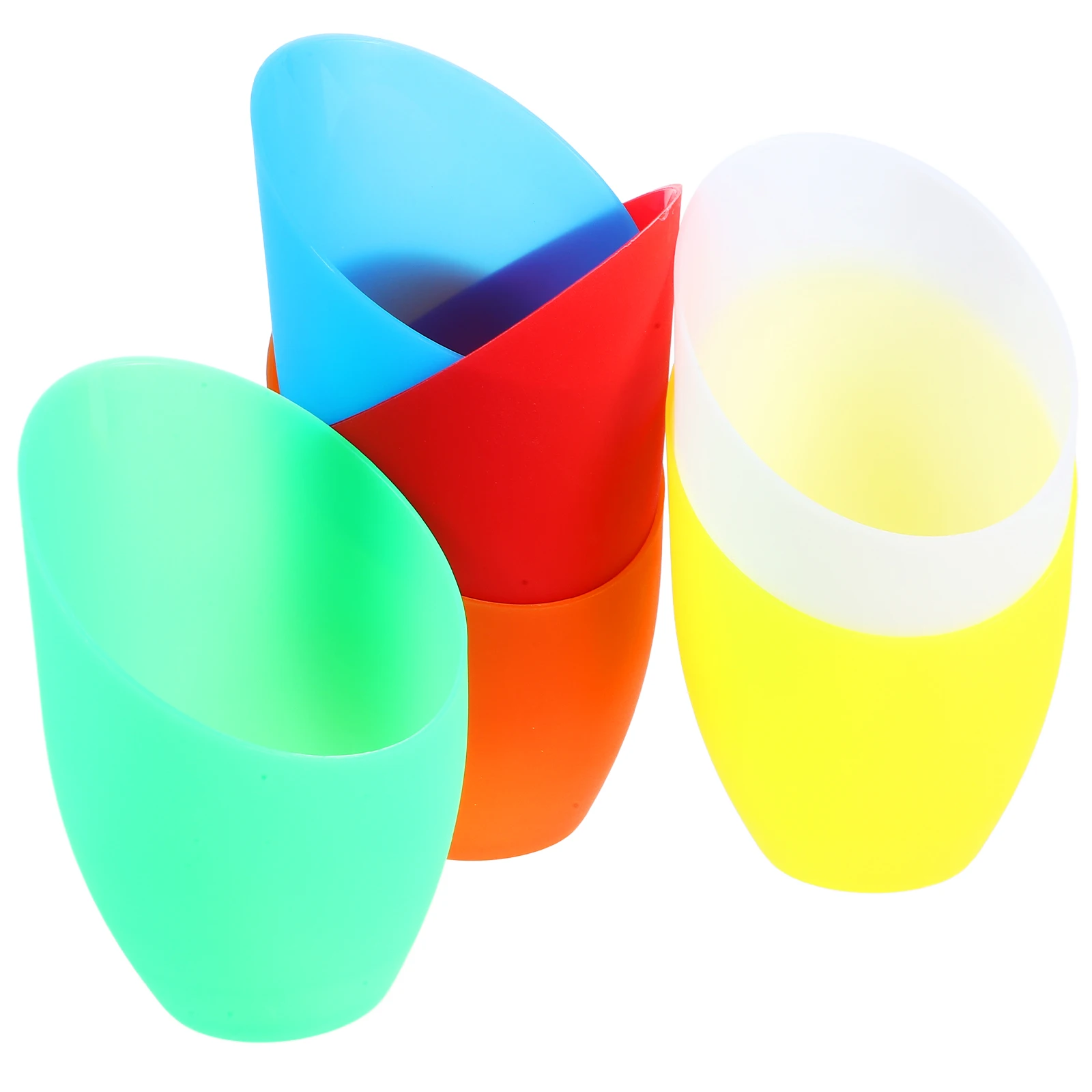 6 قطعة عاكس الضوء برميل ملون 42 مللي متر قاعدة عالية الجودة غطاء خفيف من البلاستيك للاستخدام الداخلي مصباح طاولة أرضي #4