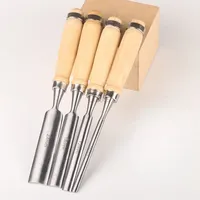 1/4PCS Carpentry Chisel Tool Sets Woodworking Carving Chisel 6mm 12mm 18mm 24mm Working Carpenter DIY Gadget Chisels