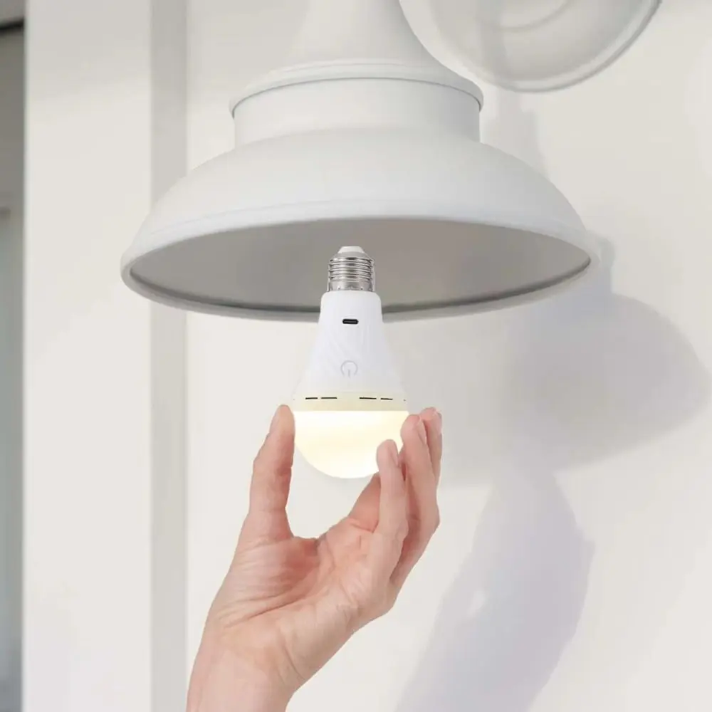 

Portable 3 Color Remote USB Led Bulb Smart with Timing Rechargeable Light Bulb Cordless Dimmable Battery Operated Light Bulb