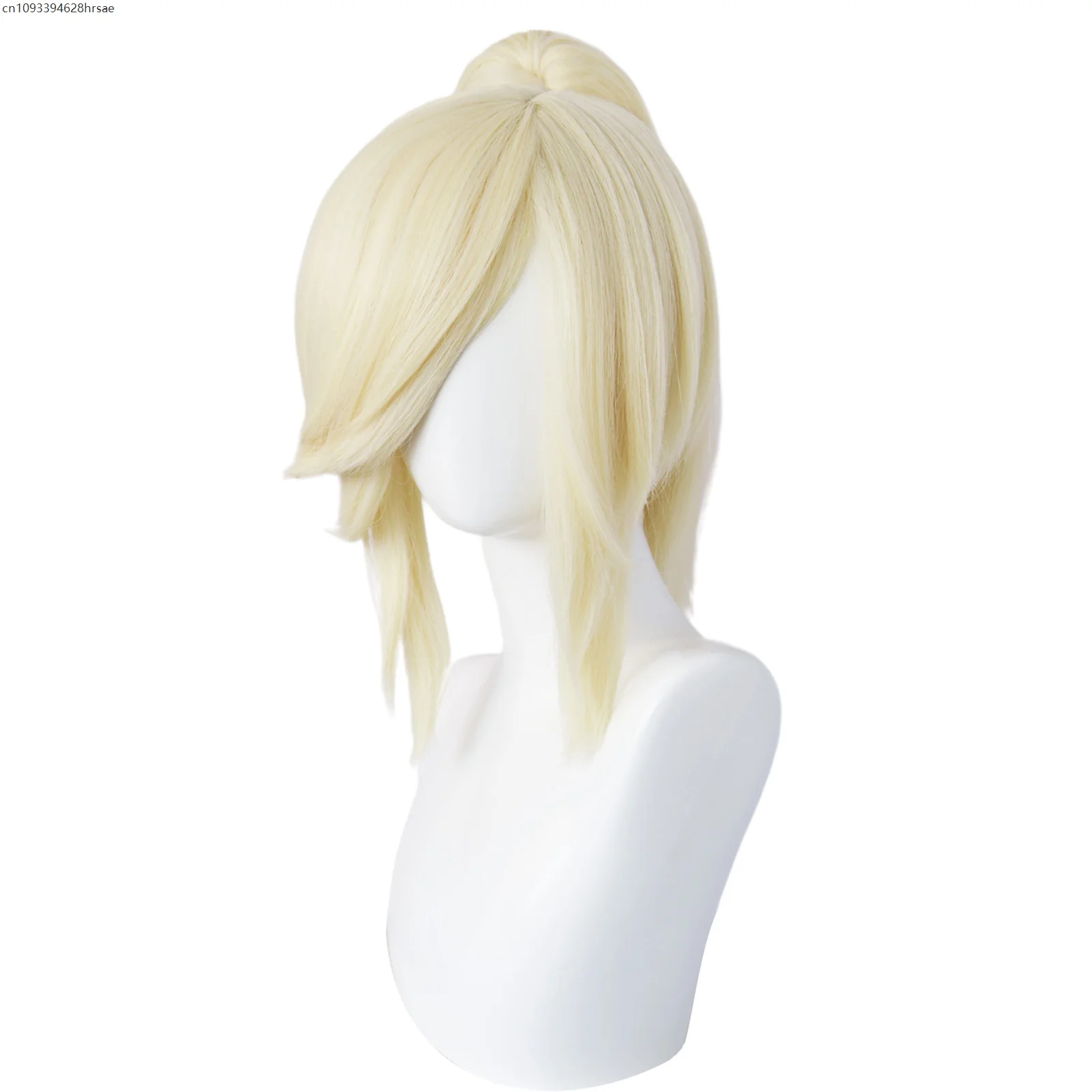 Anime cosplay perucas rabo de cavalo resistente ao calor cabelo sintético festa de halloween role play carnaval traje adereços