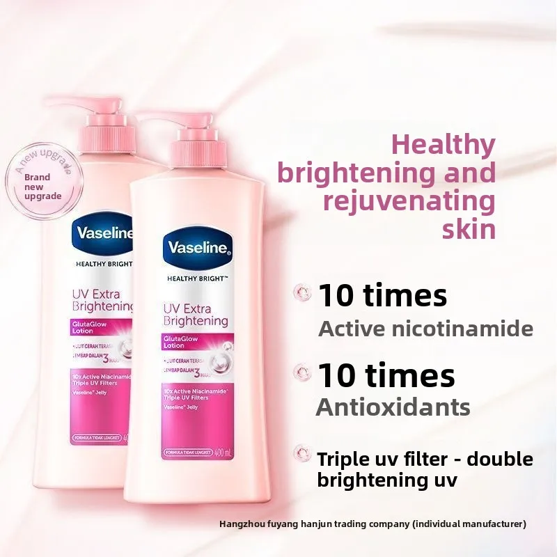 

400mlVaseline Body Lotion Niacinamide Moisturizing Whitening Moisturizing Autumn and Winter Fragrance Long-lasting Body Lotion