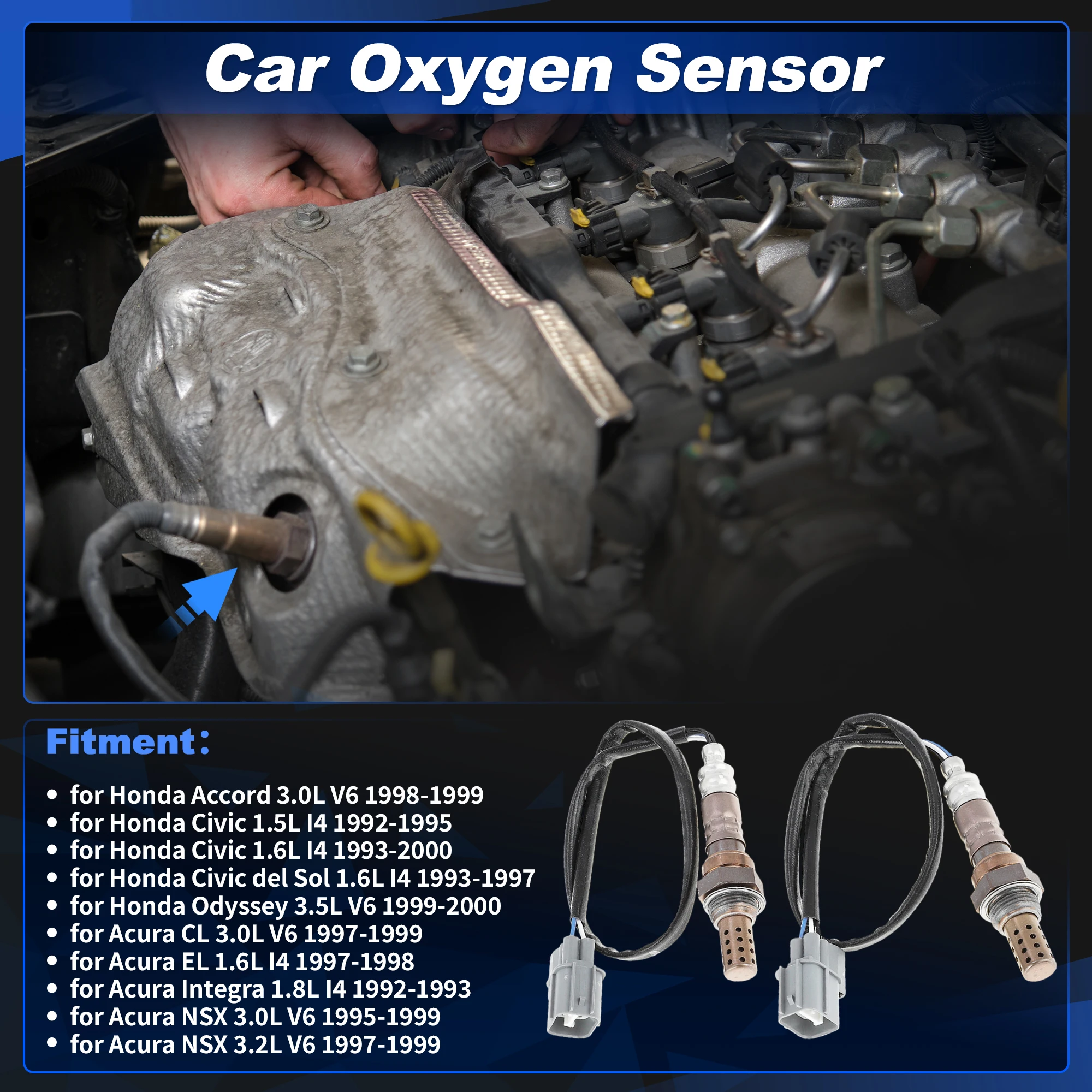 UXCELL Upstream & Downstream Oxygen Sensor for Honda Odyssey 3.5L V6 1999-2000 2pcs