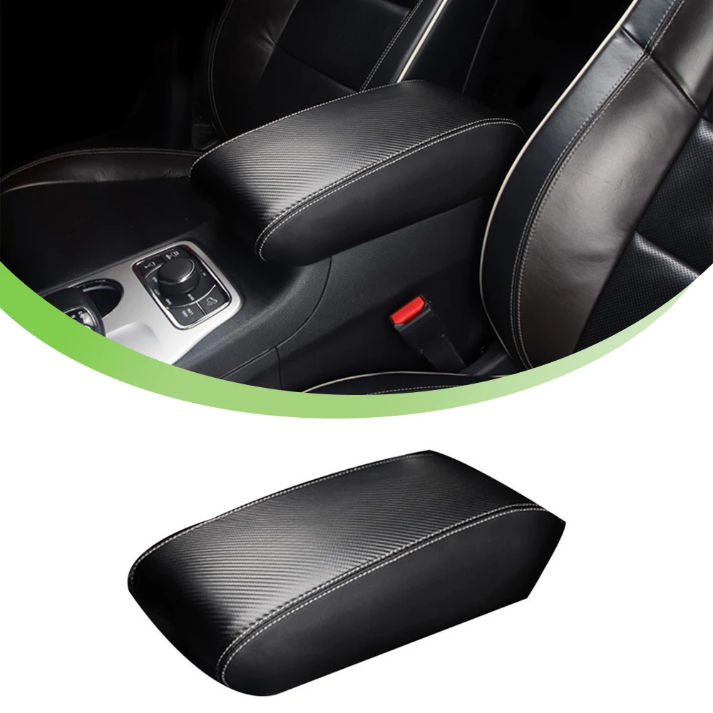 

Для Jeep Grand Cherokee 2011-2019 2020 2021 2022, чехол для подлокотника и панели, защитная накладка, молдинги для салона автомобиля, кожаный аксессуар