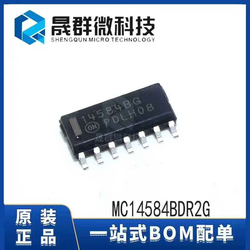 10-100pcs brand new original MC14584BDR2G 14584BG SOP-14 six channel Schmitt trigger logic IC