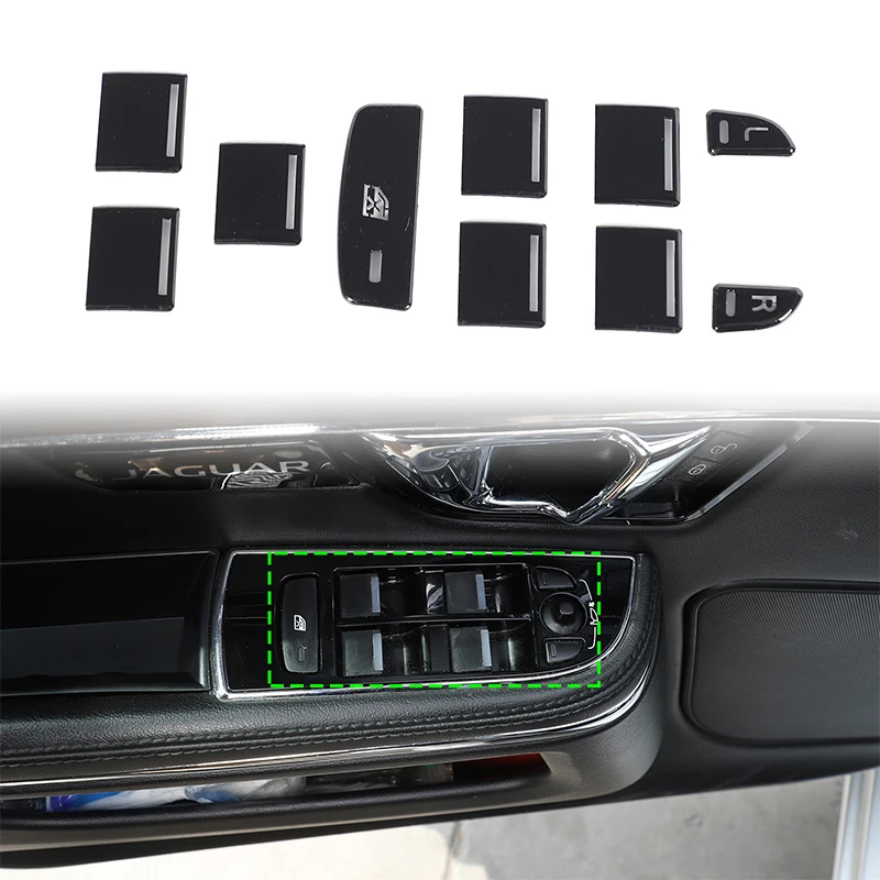 

For Jaguar/Land Rover Discovery Shenxing/Land Rover Discovery Sport car Interior Modification Window Lift Button Stickers