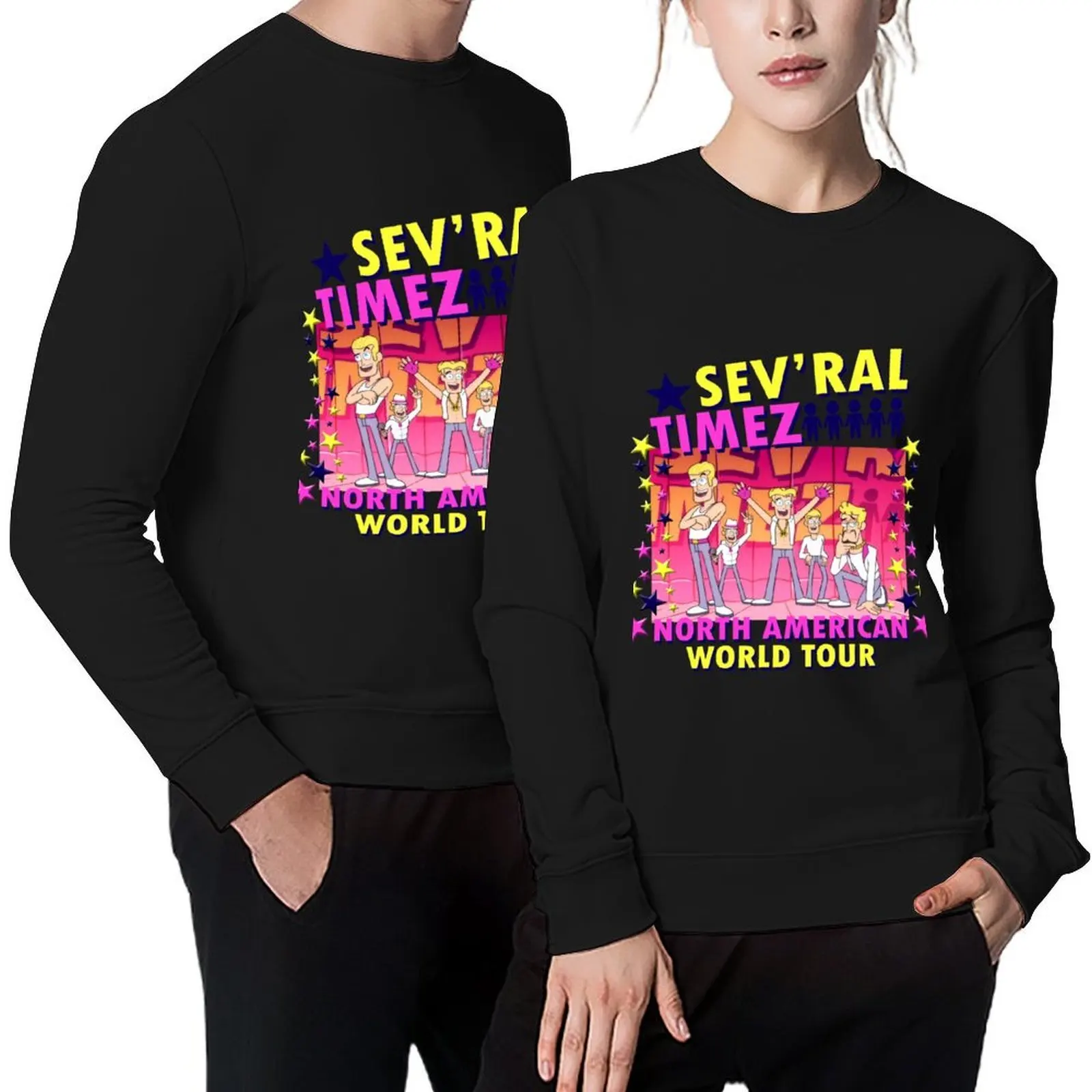 

Sevral Timez Tour Merchandise Pullover autumn tracksuit autumn clothes fashion men oversize sweatshirts