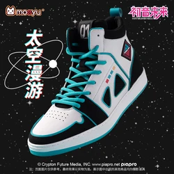 Moeyu Hatsune Miku Shoes for Men Vocaloid Cosplay Male Sneakers Women Tennis Sport Athletic Anime Figure Shoe Casual Shoes