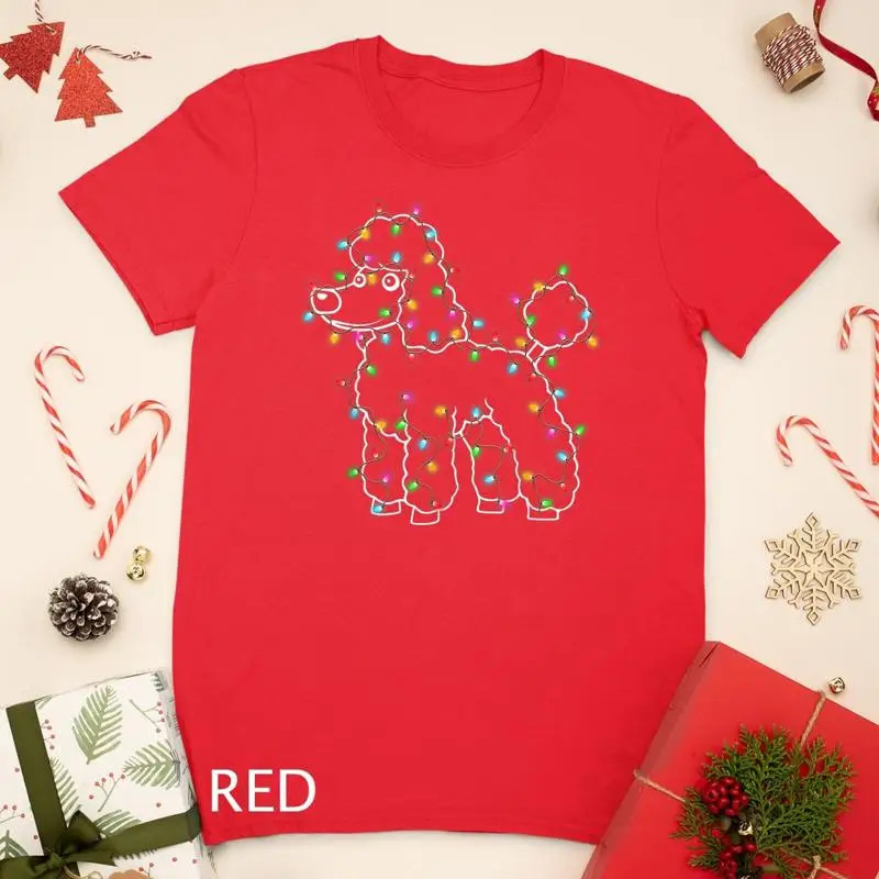 

Poodle Dogs Tree Christmas Sweater Xmas Pet Animal Dog Gifts Unisex T shirt