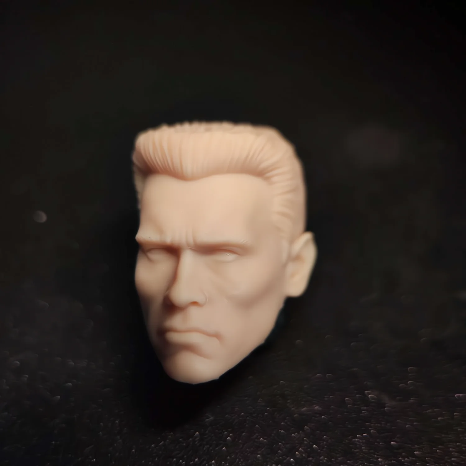 HL1410 DIY Customized 1/18 1/12 1/10 Arnold S Unpainted Head Sculpt for 3.75" 6" 7" Figure SHF ML Mafex Mez NECA Mcf