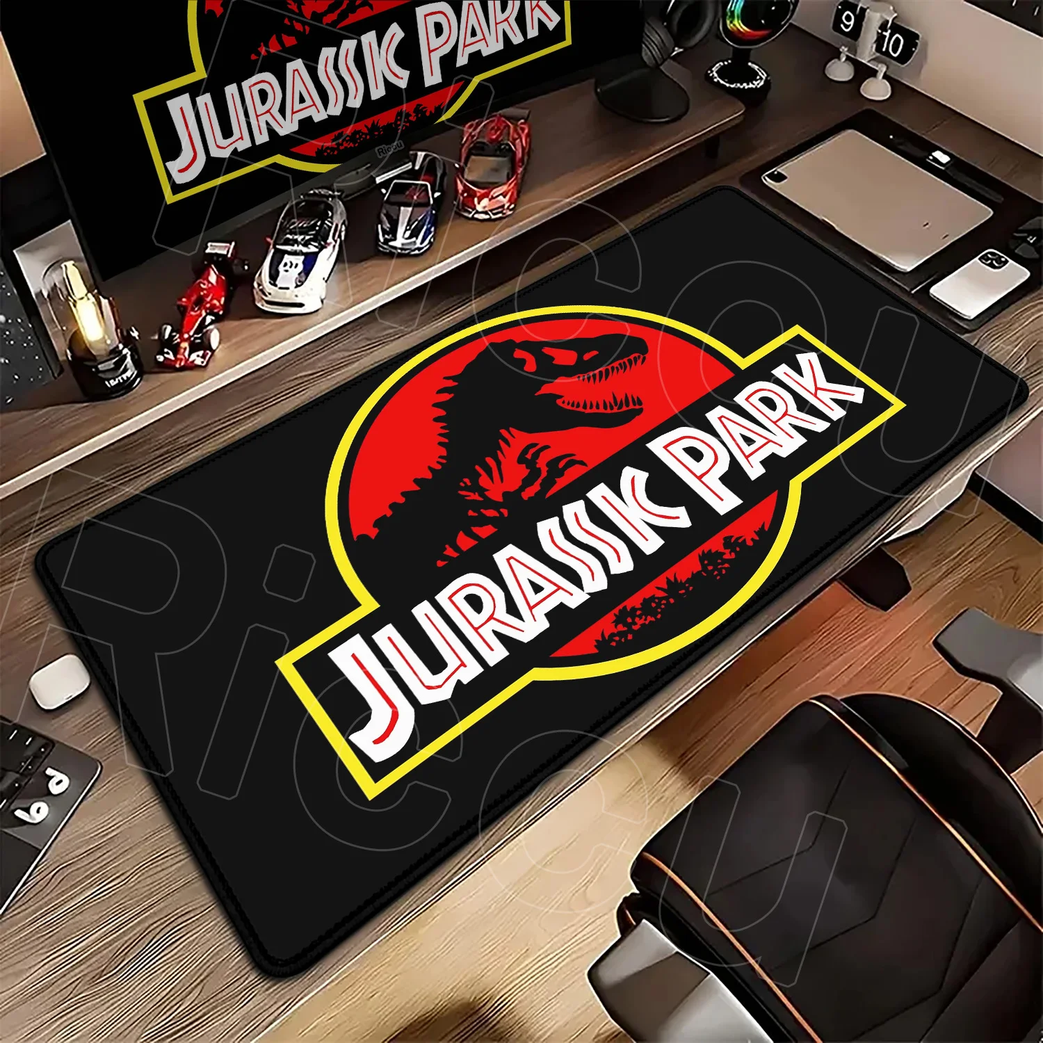 

Jurassic Park Movie Mouse Pad 40x90cm Large Keyboard Table Mats Xxl Lock Edge Rubber Mousepad Desktop Protection Carpet Washable