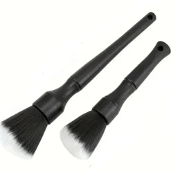 Ultra-Soft Car Detailing Brush Super Soft Auto Interior Detail Brush Synthetic Boars Hair for Cars Seat Leather Cleaning Duster