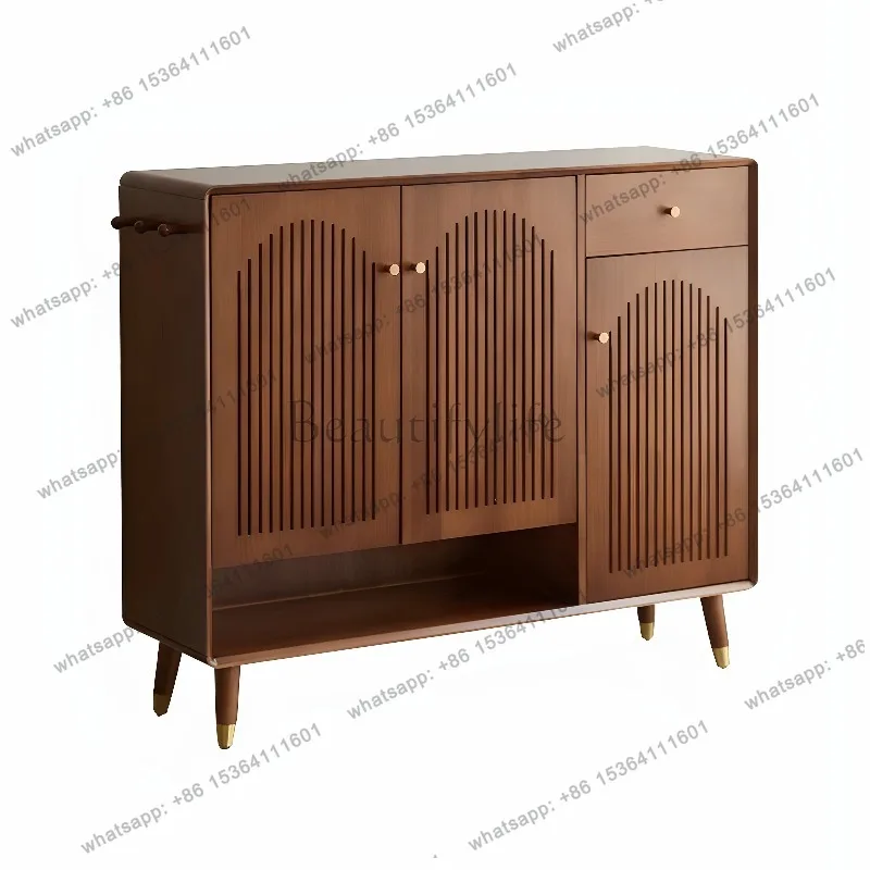Modern Strong Shoe Cabinet Design Dust Cover Space Saving Storage Shoe Cabinet Living