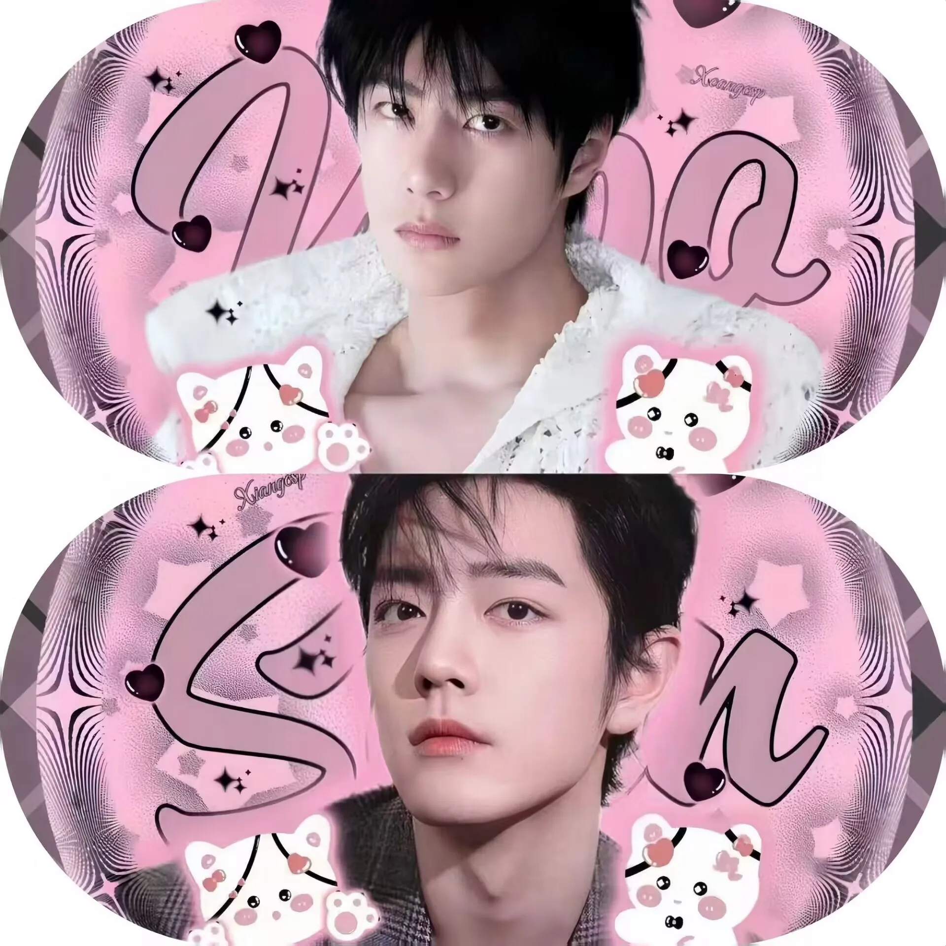 「Bo Jun Yi Xiao「Wang Yibo Xiao Zhan」高外観レベルバーバッジバックパックペンダントギフト。