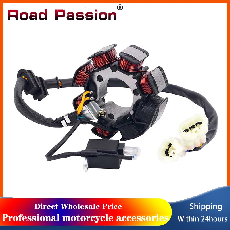 

Катушка статора генератора мотоцикла Road Passion для Honda TRX250TE TRX250TM Fourtrax Recon TRX250 TM TE 2005-2020 31120-HM8-B00
