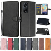 For OPPO A98 A78 A58 5G Case Leather Flip Case on For Coque Oppo A98 A79 A59 A78 A58 A38 A18 Phone Cases Magnetic Wallet Cover