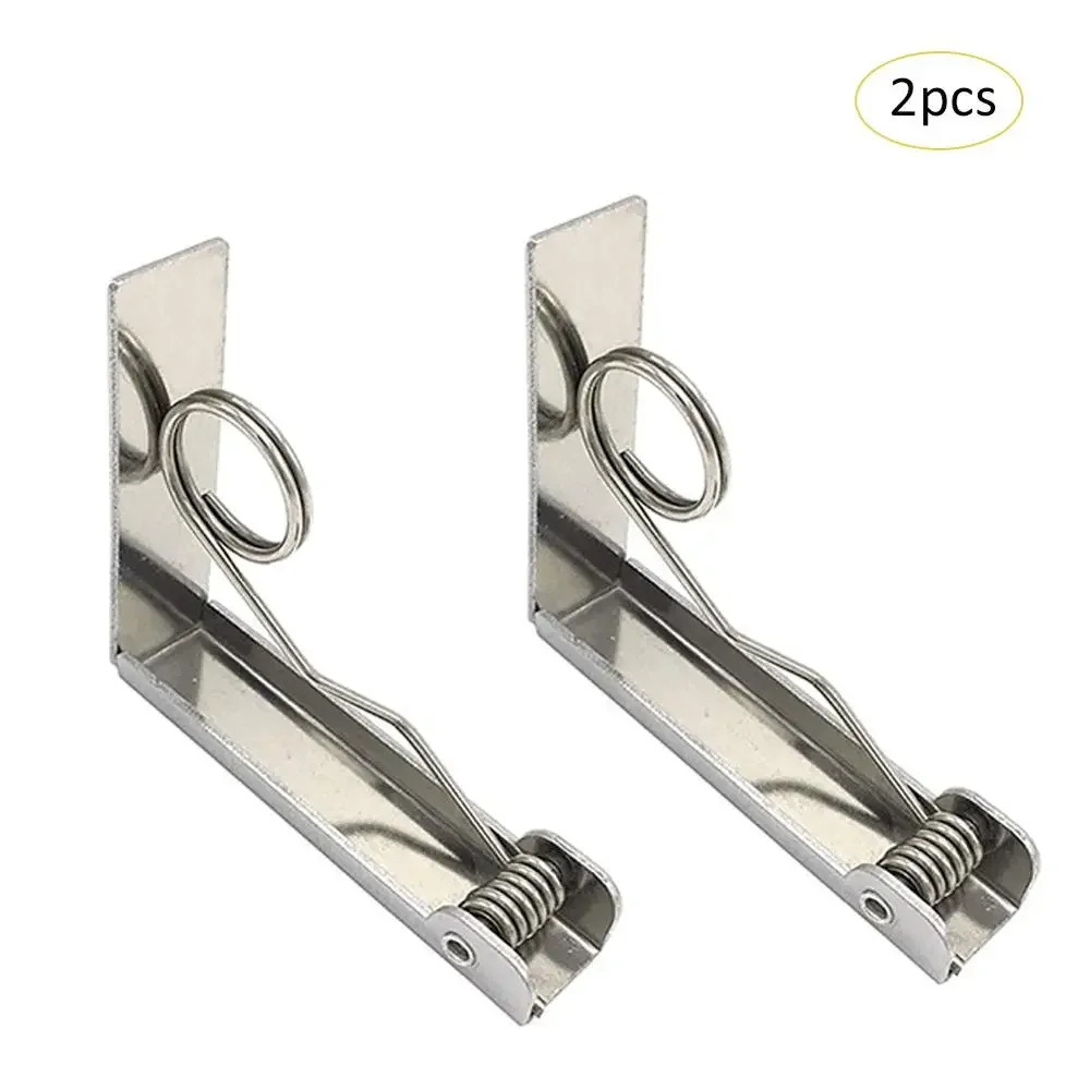 2PCS Tablecloth Clips Stainless Steel Table Clips High-Strength Thick Elastic Large-Diameter Clamps 6CM for Outdoor and Indoor