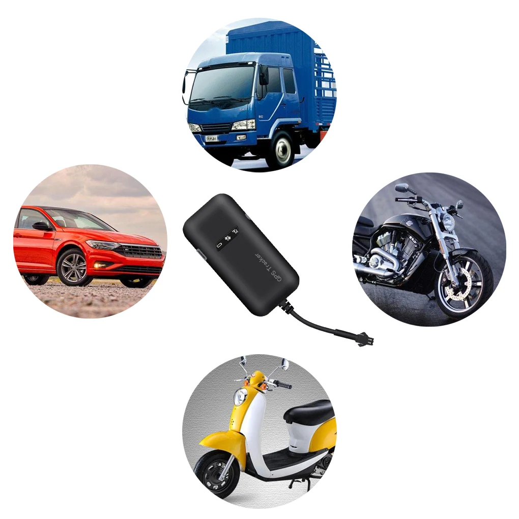 GT02A Car Motorcycle GPS GSM Real Time Tracker Positioner Historical Trace Playback Anti-lost Locator Vehicle Tracking Device