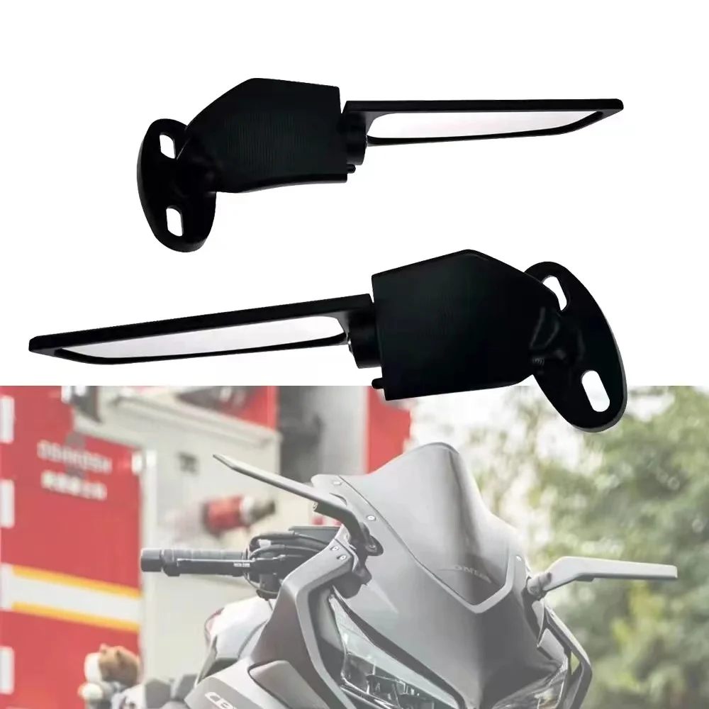 For Honda CBR954RR CBR929RR CBR900RR CBR893RR CBR1000XX Motorcycle Side Mirrors Winglets Wind Wing Adjustable Rotating Rearview