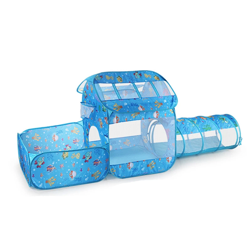 Carpa Para Niños Con Almacenaje Túnel Para Gatear Infantil 3 En 1: Tienda De Juegos, Piscina De Bolas Y Túnel Plegable Para Niños De 3 A 6 Años Carpa Para Niños Con Almacenaje Túnel Para Gatear Infantil 3 En 1: Tienda De Juegos, Piscina De Bolas Y Túnel Plegable Para Niños De 3 A 6 Años