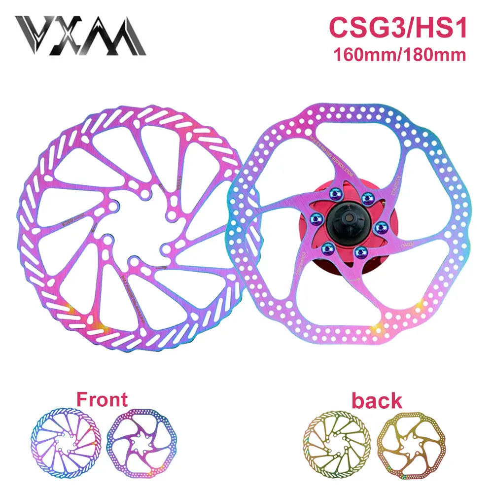 VXM Ultralight Bicycle Brake 160mm/180mm/203mm Disc Brake MTB DH Disc Rotors Hydreaulic Brake Pad Float Multicolor Brake pad